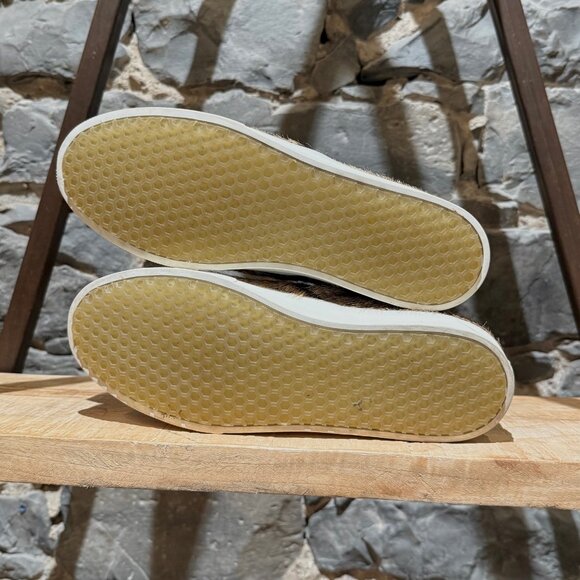 Céline 2015 Brown Goat Hair Fur Slip-on Sneakers - Picture 7 of 11